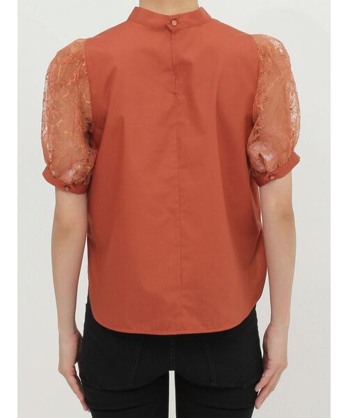 MURUA（ムルーア）の「レーススリーブブラウス（シャツ/ブラウス・レディース・ライム/オレンジ/ブラック・FREE）」の16枚目の写真