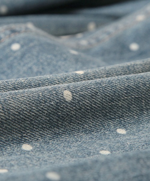 Julia Boutique（ジュリアブティック）の「ドット柄デニムパンツ/24132（デニムパンツ・レディース・ライトブルー・L/M/S）」の13枚目の写真