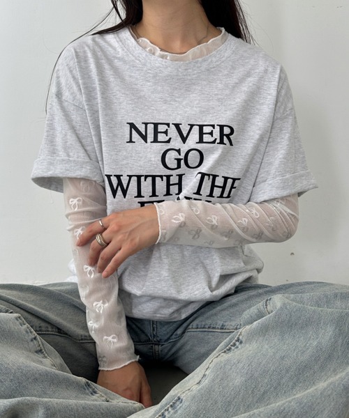 CLEA(クレア)の「メニーリボンシアートップス(Tシャツ/カットソー・レディース・ホワイト/ブラック・FREE)」の18枚目の写真