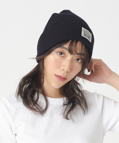 Levi's（リーバイス）の「Levi's/リーバイス BACKPATCH ビーニー ブラック（ニットキャップ/ビーニー・メンズ・ブラック・OS）」の6枚目の写真