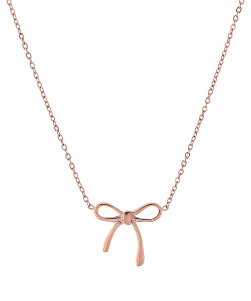 ANEMONE（アネモネ）の「【ステンレス】メタルリボンネックレス（ネックレス・レディース・ピンクゴールド/ゴールド・FREE）」の7枚目の写真