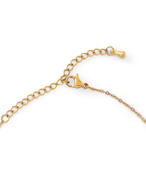 ANEMONE（アネモネ）の「【ステンレス】メタルリボンネックレス（ネックレス・レディース・ピンクゴールド/ゴールド・FREE）」の4枚目の写真