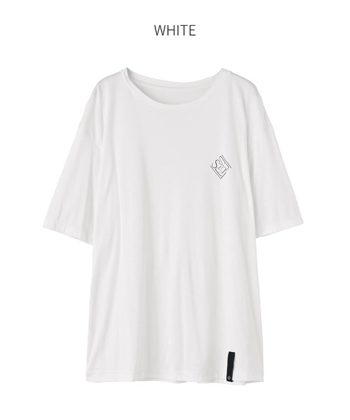 STYLE DELI(スタイルデリ)の「【Made in JAPAN】ポイントロゴTシャツ(Tシャツ/カットソー・レディース・ブラック/グリーン/ホワイト・FREE)」の18枚目の写真