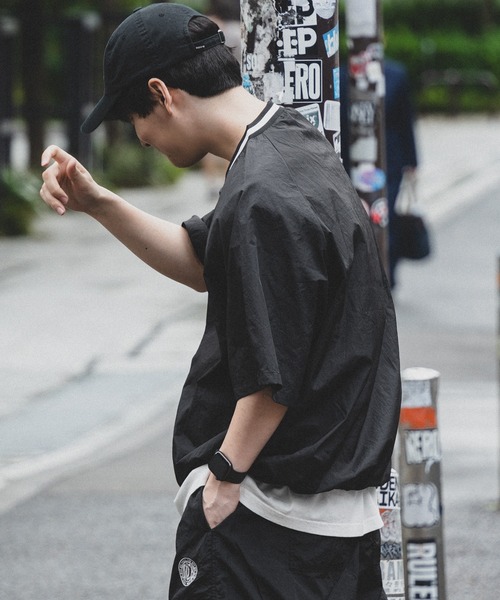 kutir（クティール）の「サークルロゴナイロン半袖プルオーバー（その他トップス・メンズ・ネイビー/ブラック・MEDIUM/LARGE）」の22枚目の写真