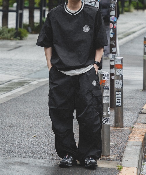 kutir（クティール）の「サークルロゴナイロン半袖プルオーバー（その他トップス・メンズ・ネイビー/ブラック・MEDIUM/LARGE）」の20枚目の写真