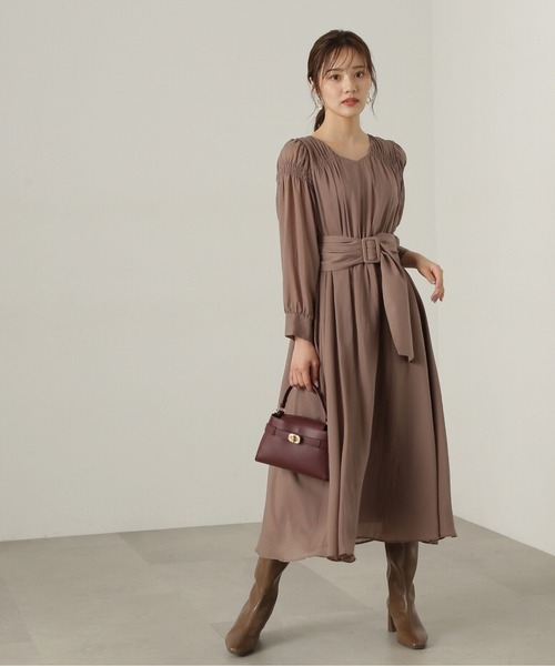 ミス　アシダ　シャーリングボレロ　新品未使用　ドレスをランクアップできるアイテム miss ashida - シャーリングボレロ / SHIRRING BOLERO | ONLINE
