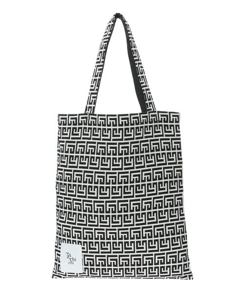 Te chichi(テチチ)の「ファブリックトートバッグ(ハンドバッグ・レディース・ブルー/ベージュ/ブラック・F)」の11枚目の写真