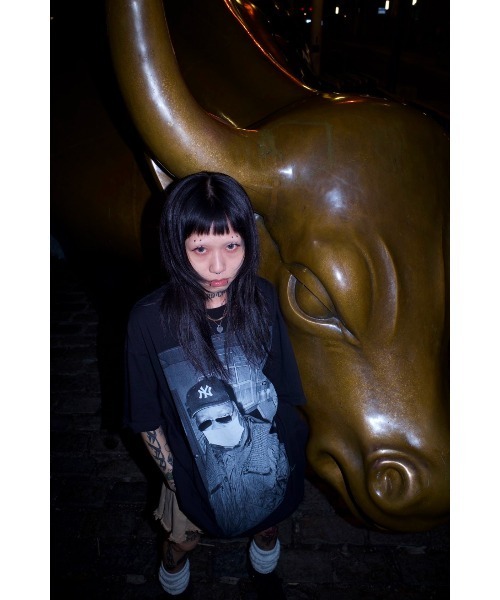 EDIMAK PROJECT(エディマックプロジェクト)の「HYPER STREET SNAP by ヤオ(Tシャツ/カットソー・メンズ・ブラック・XL)」の4枚目の写真