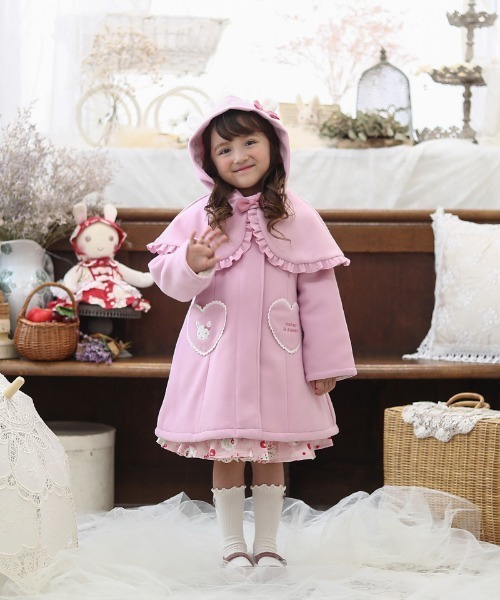 coeur a coeur うさみみケープ付コート（その他アウター）｜coeur a