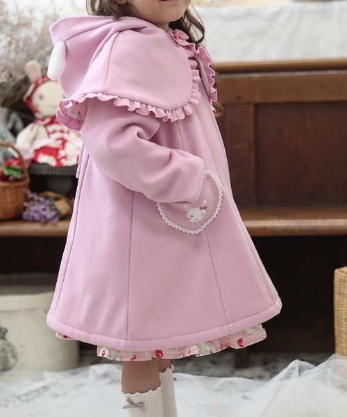 coeur a coeur うさみみケープ付コート（その他アウター）｜coeur a coeur（クーラクール）