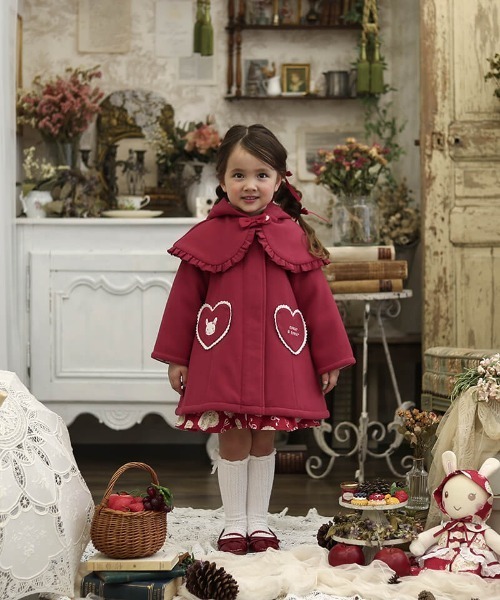 coeur a coeur うさみみケープ付コート（その他アウター）｜coeur a coeur（クーラクール）