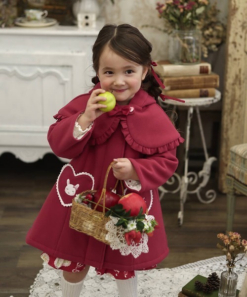 coeur a coeur うさみみケープ付コート（その他アウター）｜coeur a coeur（クーラクール）