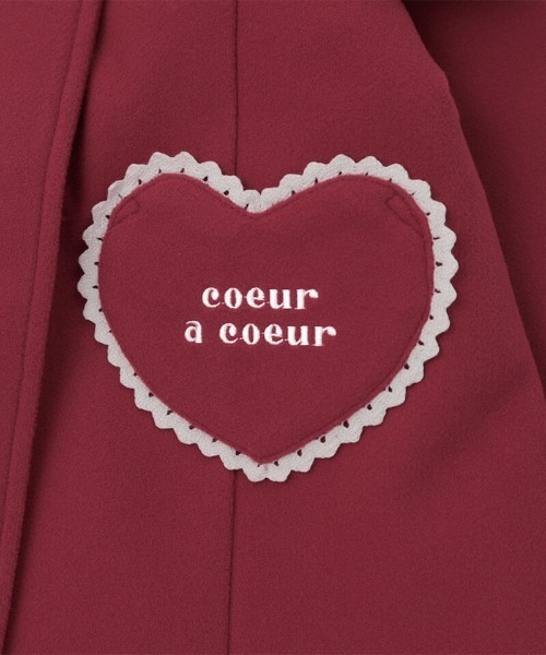 coeur a coeur うさみみケープ付コート（その他アウター）｜coeur a coeur（クーラクール）