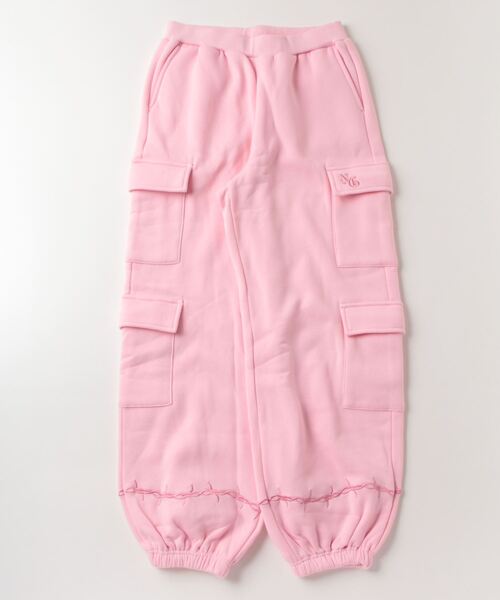 Nope Girl（ノープガール）の「NG Sweat Pants（スウェットパンツ・レディース・ライトピンク/ライトブルー/ライトグレー・SMALL）」の3枚目の写真