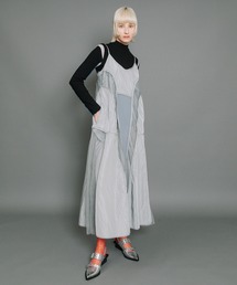 メッシュコンビネーションワンピース