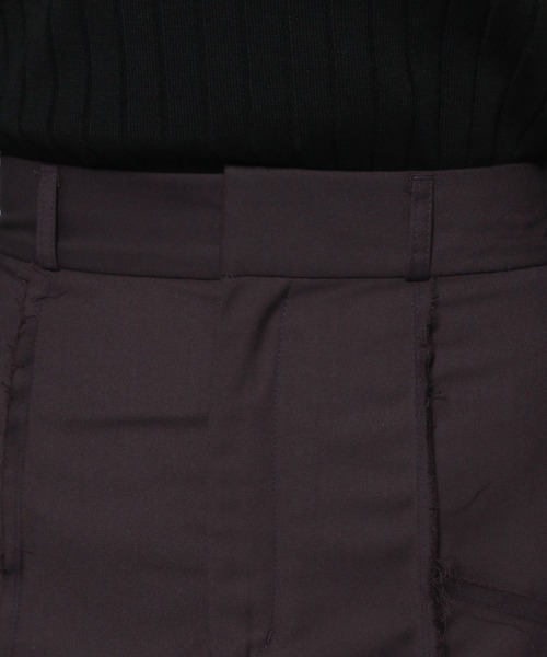 HARE(ハレ)の「TRカットオフナロースカート(HARE)(スカート・レディース・ブラック/バーガンディー・FREE)」の15枚目の写真