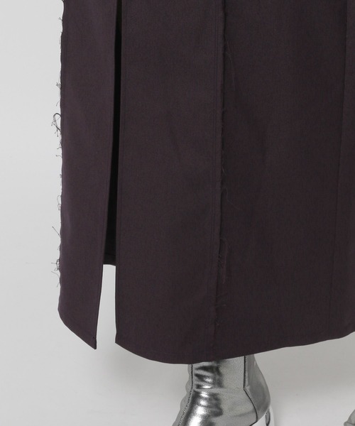 HARE(ハレ)の「TRカットオフナロースカート(HARE)(スカート・レディース・ブラック/バーガンディー・FREE)」の17枚目の写真