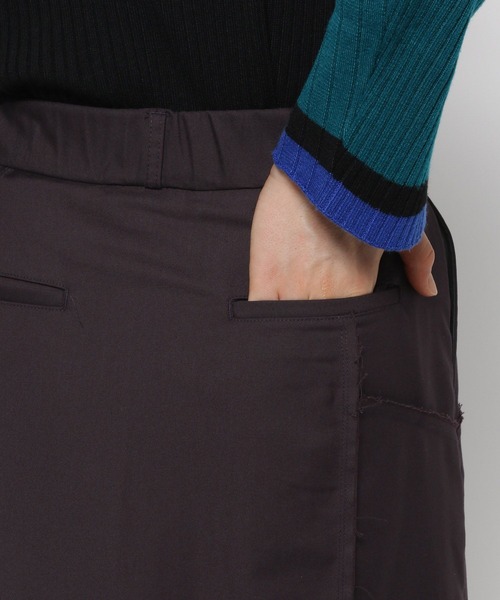 HARE(ハレ)の「TRカットオフナロースカート(HARE)(スカート・レディース・ブラック/バーガンディー・FREE)」の19枚目の写真