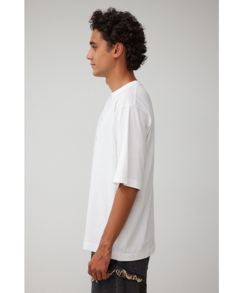 AZUL by moussy(アズールバイマウジー)の「ロゴグラフィック5分袖Tシャツ(Tシャツ/カットソー・メンズ・ブラック/ホワイト・MEDIUM/LARGE)」の7枚目の写真