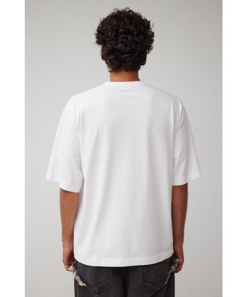 AZUL by moussy(アズールバイマウジー)の「ロゴグラフィック5分袖Tシャツ(Tシャツ/カットソー・メンズ・ブラック/ホワイト・MEDIUM/LARGE)」の8枚目の写真