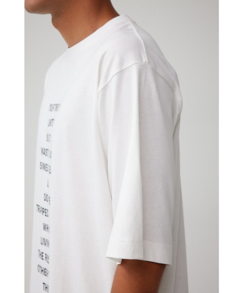 AZUL by moussy(アズールバイマウジー)の「ロゴグラフィック5分袖Tシャツ(Tシャツ/カットソー・メンズ・ブラック/ホワイト・MEDIUM/LARGE)」の11枚目の写真