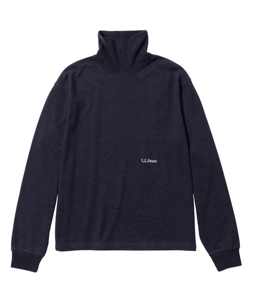 L.L.Bean(エルエルビーン)の「【JAPAN EDITION】ユニオン・タートルネック(Tシャツ/カットソー・レディース・ダークブラウン/オフホワイト/グレー/チャコール・MEDIUM)」の3枚目の写真