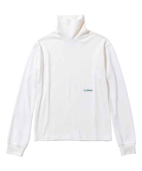 L.L.Bean(エルエルビーン)の「【JAPAN EDITION】ユニオン・タートルネック(Tシャツ/カットソー・レディース・ダークブラウン/オフホワイト/グレー/チャコール・MEDIUM)」の5枚目の写真