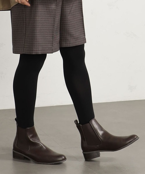 FOUND GOOD（ファウンドグッド）の「サイドゴアブーツ（ブーツ・レディース・ブラウン系8/ブラック・XL/L/M/S）」の2枚目の写真