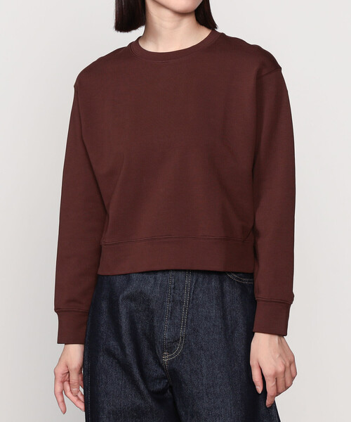 handvaerk(ハンドバーク)の「handvaerk | クルーネック長袖スウェットシャツ WOMEN(スウェット・レディース・グレー系その他/ダークブラウン/ホワイト系その他・S)」の13枚目の写真