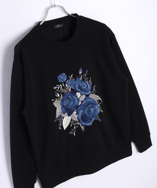 古着 JERZEES バラ 花柄 スウェット 薔薇ビッグプリント 紫色XL a83a92a9c64e99167cdad13be81bdb