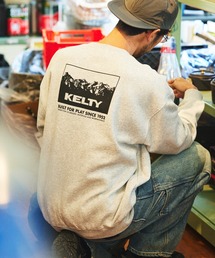 FREAK'S STORE | 限定展開 KELTY×FREAK'S STORE/ケルティ 別注 マウンテンデザイン バックプリント クルーネックスウェット(スウェット)