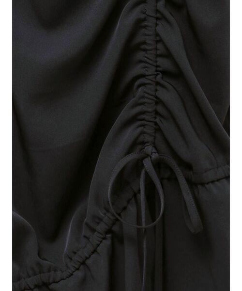 dazzlin（ダズリン）の「ギャザーリボンストリングマーメイド（スカート・レディース・チャコールグレー/ブラック/その他1・MEDIUM/SMALL/X-SMALL）」の5枚目の写真