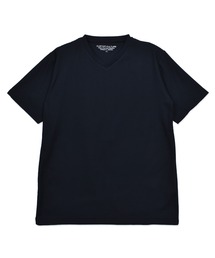 CUSTOM CULTURE | 【Custom Culture】バスケットチェック COOLMAX VネックTシャツ(Tシャツ/カットソー)