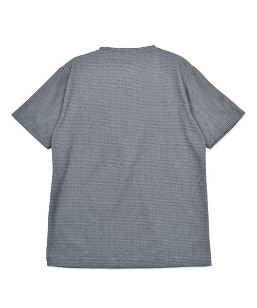 CUSTOM CULTURE（カスタムカルチャー）の「【Custom Culture】バスケットチェック COOLMAX VネックTシャツ（Tシャツ/カットソー・メンズ・ブラック系その他/ブラック・3/2）」の3枚目の写真