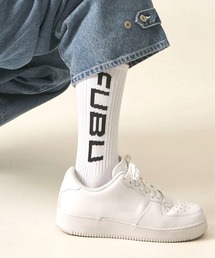 FUBU（ フブ）の「FUBU フブ ブランド ロゴ クルーソックス くつした 靴下 25cm 26cm 27cm（ソックス/靴下）」