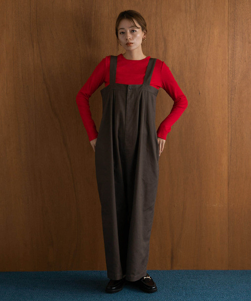 URBAN RESEARCH Sonny Label（アーバンリサーチサニーレーベル）の「スラブベーシックロングTシャツ（Tシャツ/カットソー・レディース・オフホワイト/チャコールグレー/レッド/ブラウン・FREE）」の11枚目の写真