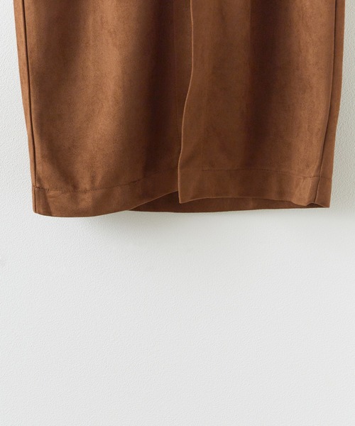 ROOPTOKYO（ループトウキョウ）の「【SEA LA VIEW / シーラビユウ】フロントスリット スエード調 タイトロングスカート（スカート・レディース・サックスブルー/ブラウン・L/M）」の3枚目の写真