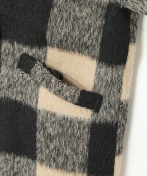 VENCEEXCHANGE（ヴァンスエクスチェンジ）の「チェックミドル丈ジャケット（テーラードジャケット・レディース・ブラウン/ブラック・M）」の18枚目の写真