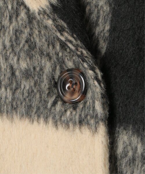 VENCEEXCHANGE（ヴァンスエクスチェンジ）の「チェックミドル丈ジャケット（テーラードジャケット・レディース・ブラウン/ブラック・M）」の19枚目の写真