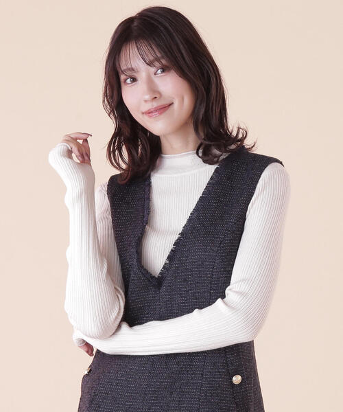 【美品】JILLSTUART ラクーンニット JILL STUART（ジルスチュアート）の「◇ジェニーアンゴラニット