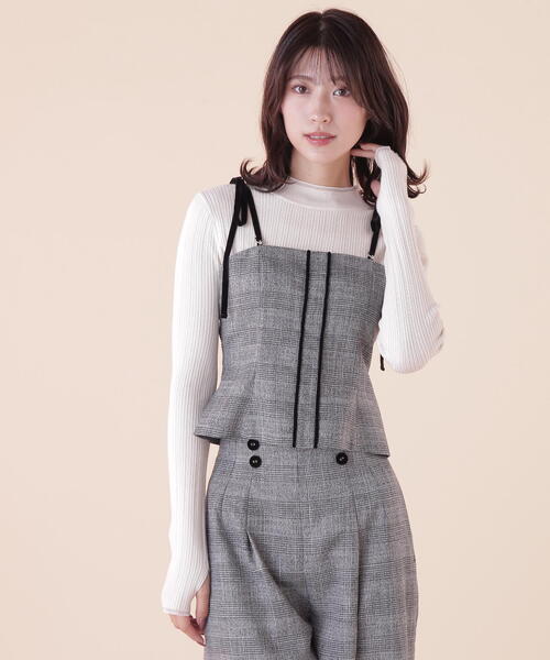 ラクーン シンプルクルーネックニット | AND ON JIONE STORE