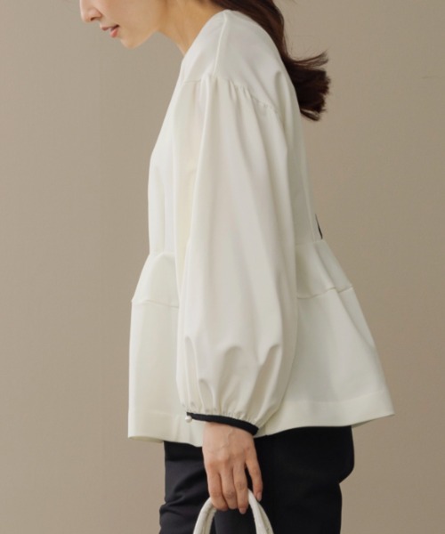 Sono（ソーノ）の「【SONO/ソーノ】【WARM STRETCH】ﾊﾞｯｸﾘﾎﾞﾝﾎﾟﾀﾘｰPO