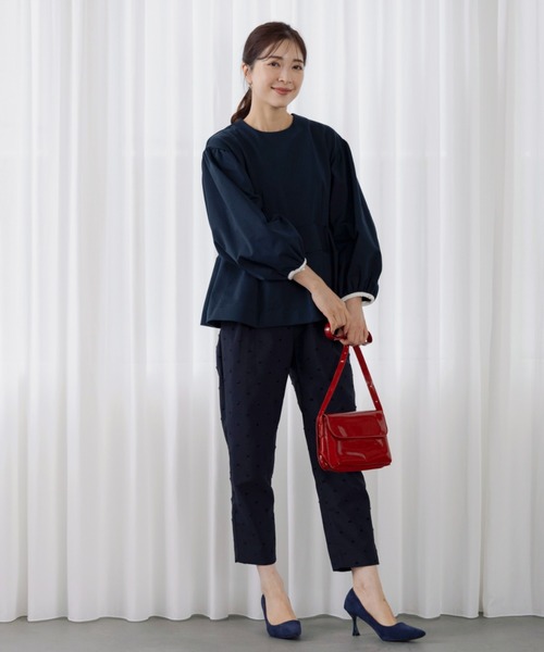 Sono（ソーノ）の「【SONO/ソーノ】【WARM STRETCH】ﾊﾞｯｸﾘﾎﾞﾝﾎﾟﾀﾘｰPO