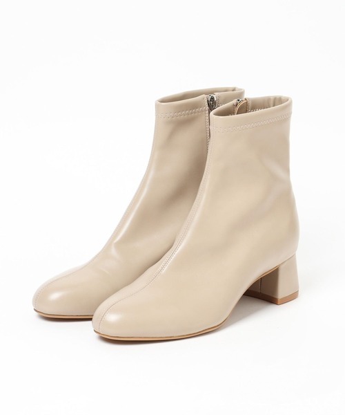 Elura（エルーラ）の「【軽量／クッション／ストレッチ】ソフトFITヒールブーツ/146748（ブーツ・レディース・ベージュ/グレー系その他4/ブラック・MEDIUM/SMALL/LARGE）」の4枚目の写真