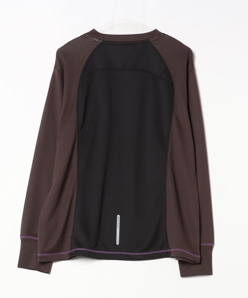 TIGORA by BEAMS DESIGN(ティゴラバイビームスデザイン)の「ティゴラ ビームス TIGORA BEAMS ドライロングTシャツ(Tシャツ/カットソー・メンズ・ブラウン・M/L/LL/S)」の2枚目の写真