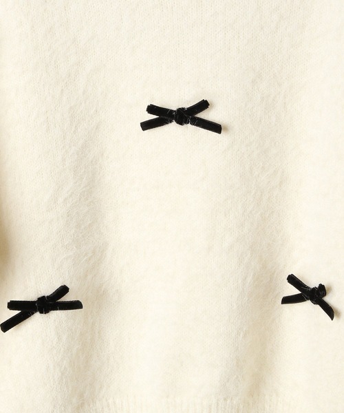 Heather(ヘザー)の「シャギーモチーフニット 202401(ニット/セーター・レディース・オフホワイト/ブラック/ホワイト系その他・FREE)」の10枚目の写真