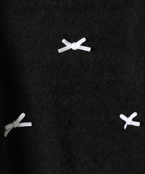 Heather(ヘザー)の「シャギーモチーフニット 202401(ニット/セーター・レディース・オフホワイト/ブラック/ホワイト系その他・FREE)」の12枚目の写真