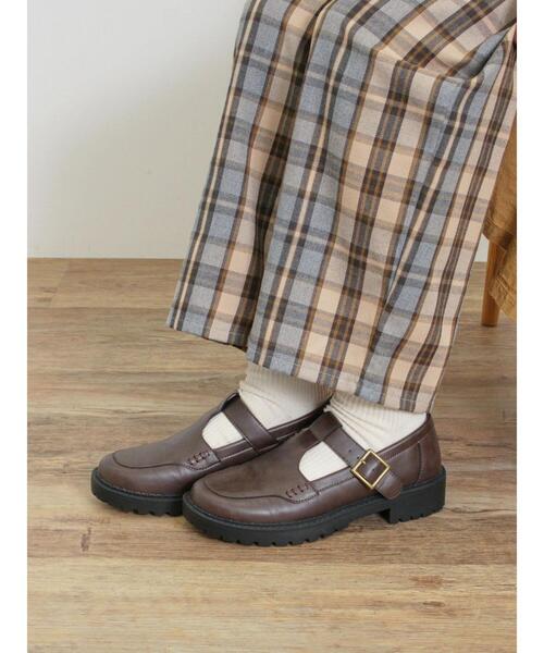 Samansa Mos2（サマンサ モスモス）の「Tストラップシューズ（ドレスシューズ・レディース・ブラック/ブラウン・L/M/XL/S）」の4枚目の写真