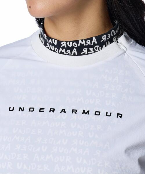 UNDER ARMOUR(アンダーアーマー)の「UAドライブ ウインド クルーネック プルオーバー ジャケット(ゴルフ/レディース)(Tシャツ/カットソー・レディース・ホワイト・L/M/XL/S)」の4枚目の写真