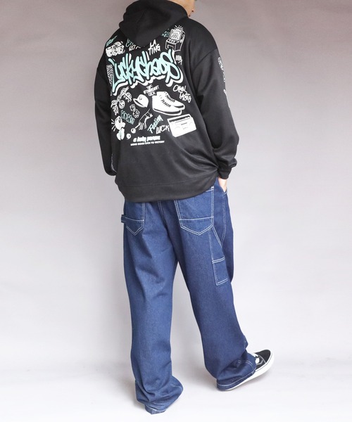 8(eight)(エイト)の「イラストロゴプルパーカー(パーカー・メンズ・ネイビー/ブラック/グレー系その他・MEDIUM/X-LARGE/LARGE)」の5枚目の写真